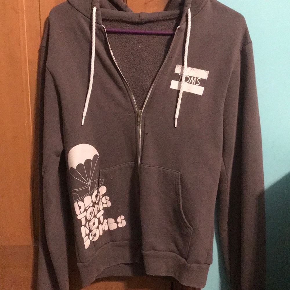 Toms zip up hoodie